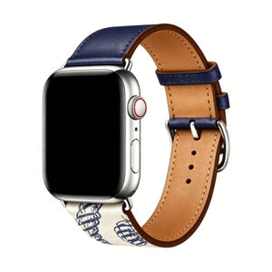 Handmade Genuine Leather Apple Watch Band, Unique Artisan Watch Strap
