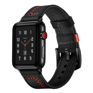 Leather Band for Apple Watch, Premium Soft Leather Wrist Strap