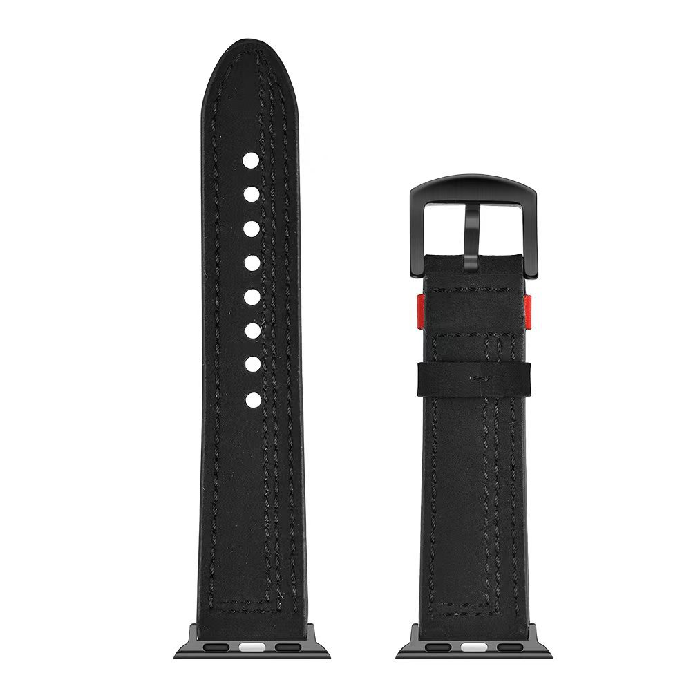 Leather Band for Apple Watch, Premium Soft Leather Wrist Strap - Image 2