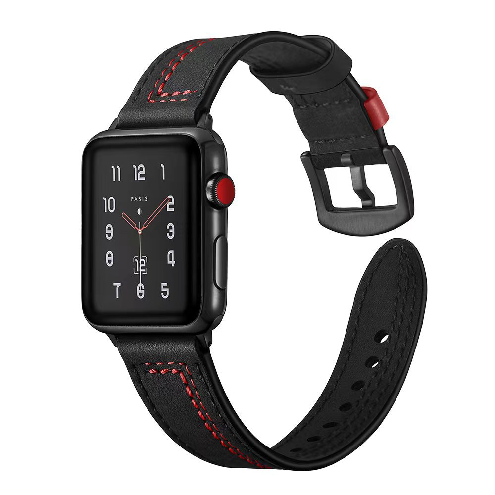 Leather Band for Apple Watch, Premium Soft Leather Wrist Strap - Image 4