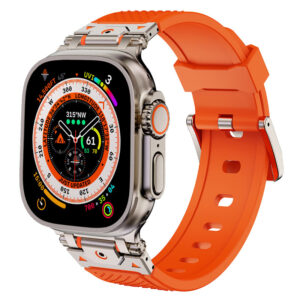 TPU Apple Watch Band, Soft Waterproof Sport Strap for Everyday Wear