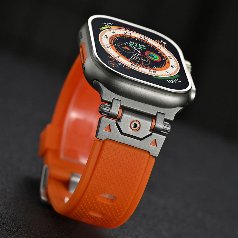 TPU Apple Watch Band, Soft Waterproof Sport Strap for Everyday Wear - Image 3