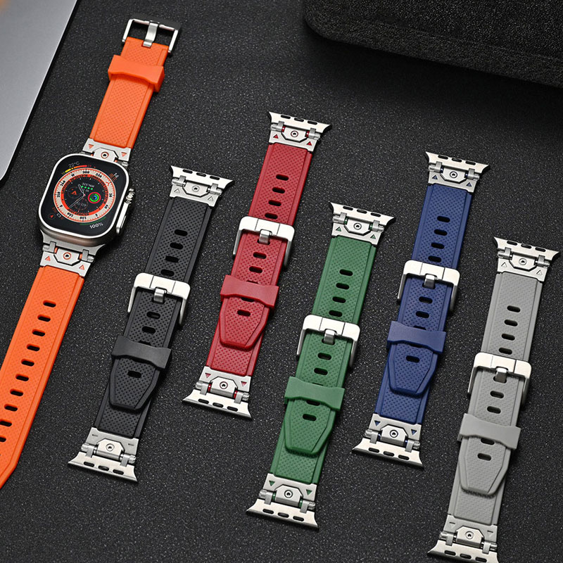 TPU Apple Watch Band, Soft Waterproof Sport Strap for Everyday Wear - Image 5